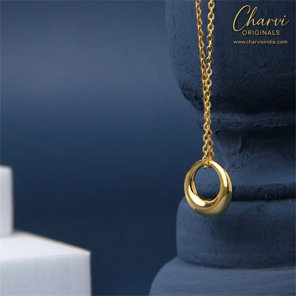 Eclipse  Gold Plated Necklace