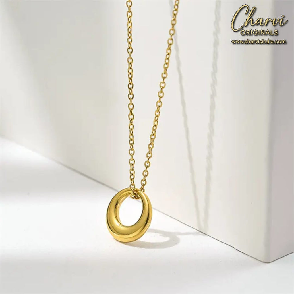 Eclipse  Gold Plated Necklace